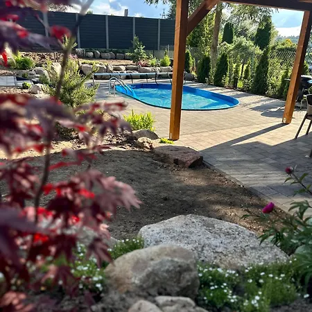 Villa Ostoya Zawory -domki Premium ,strefa Relaksu, Basen Zawory (Pomerania)