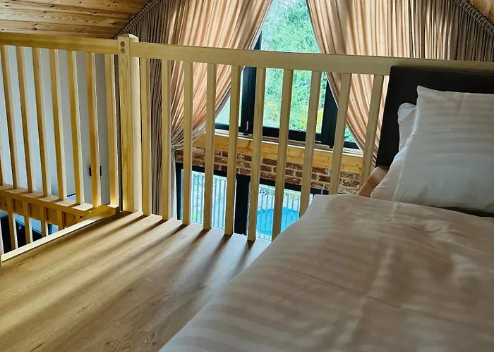 Villa Ostoya Zawory -domki Premium ,strefa Relaksu, Basen *