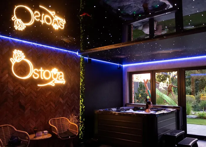 Ostoya Zawory -domki Premium ,strefa Relaksu, Basen * Zawory (Pomerania)